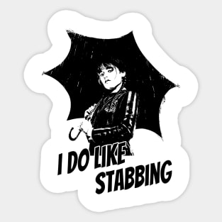 i do like stabbing Sticker